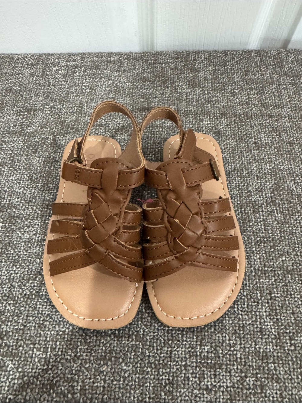 Old Navy Brown Braided Strap Kids Sandals